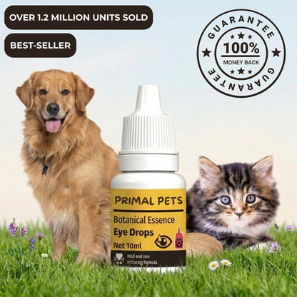 Helps Pets Naturally Fight Eye Infections & Gently Dissolve Tear Stains, Discharge & Redness
